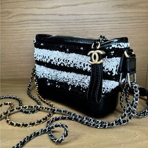 Chanel Small Sequin Gabrielle Hobo